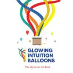 Glowing intuition balloons company logo